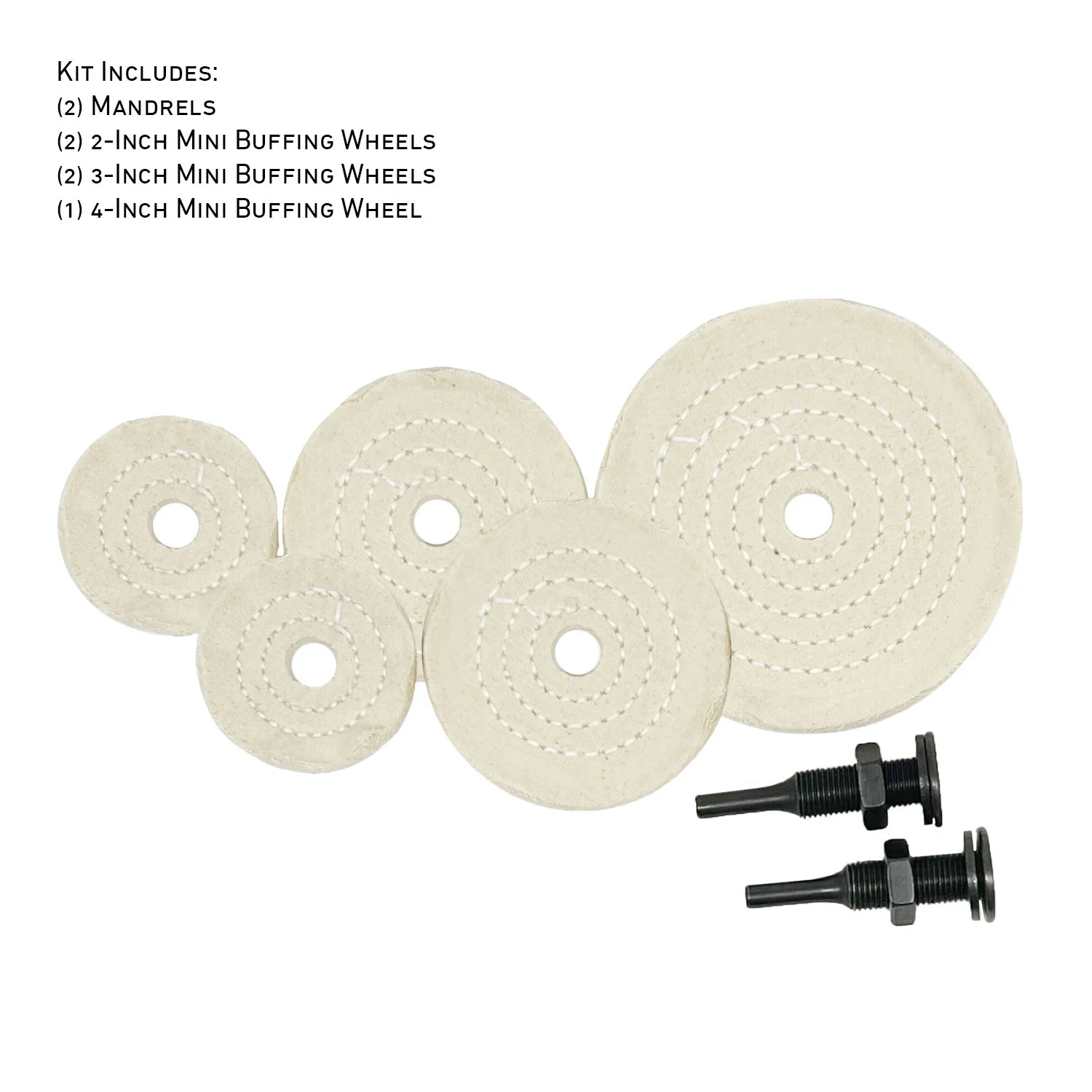 Mini Buffing Wheels (1/2" Arbor Hole) - Image 22