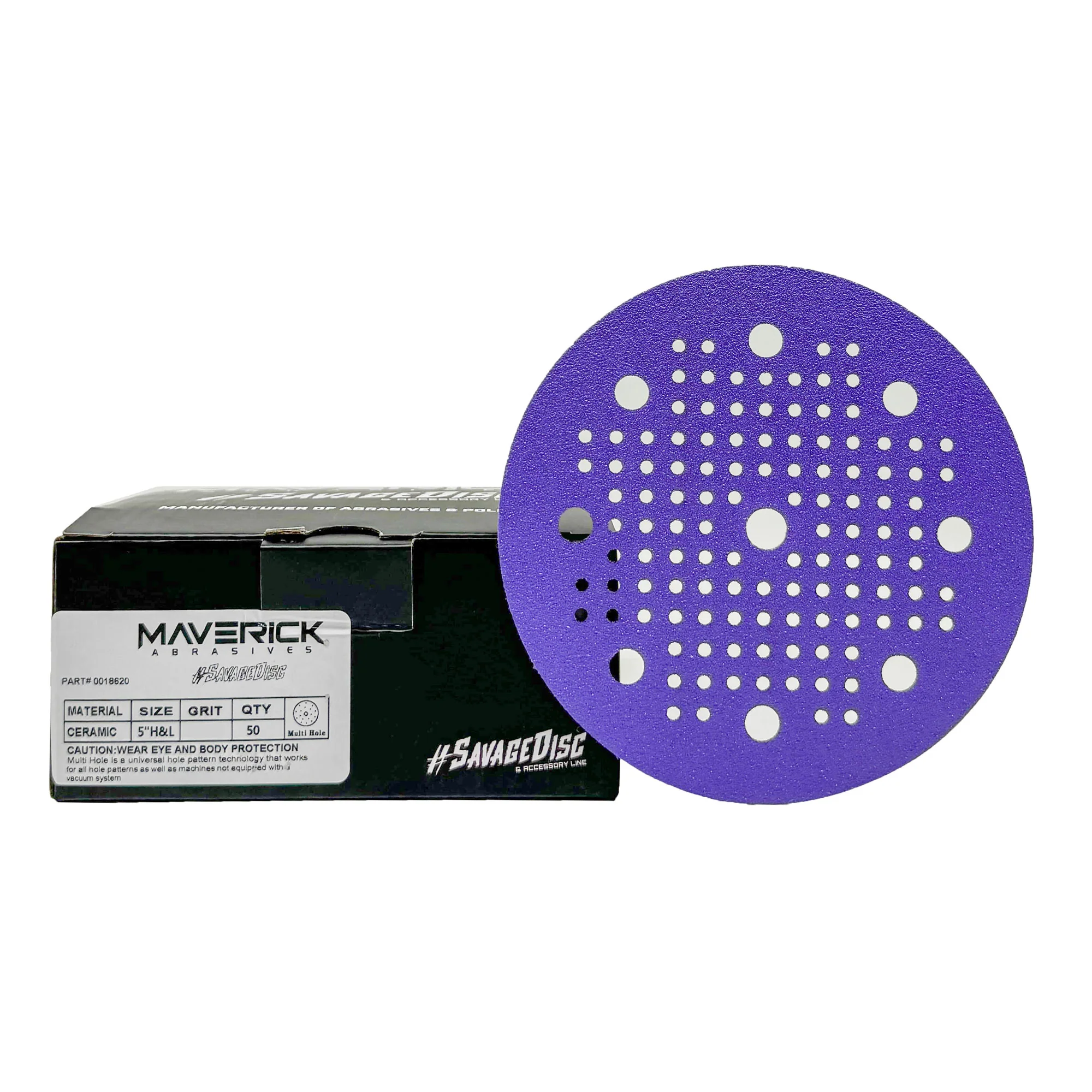 SAVAGE Ceramic Sanding Discs | 5" & 6" Hook and Loop, PSA Discs - Image 6